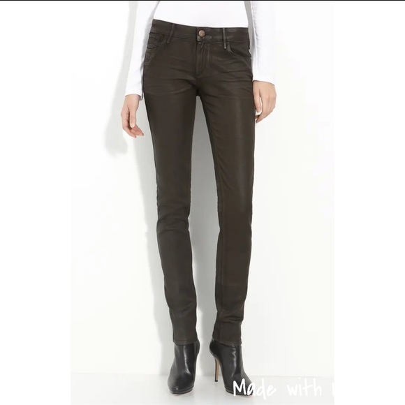 Habitual Alice Coated Skinny Black Jeans 28 - Picture 3 of 6